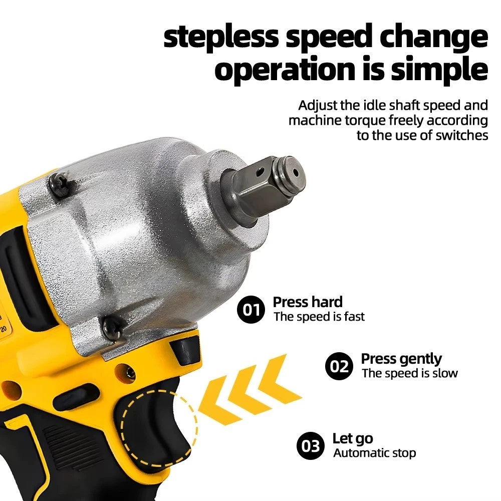 DCF892 20V Brushless 812Nm Impact Wrench 3-Speed Cordless Tool Only
