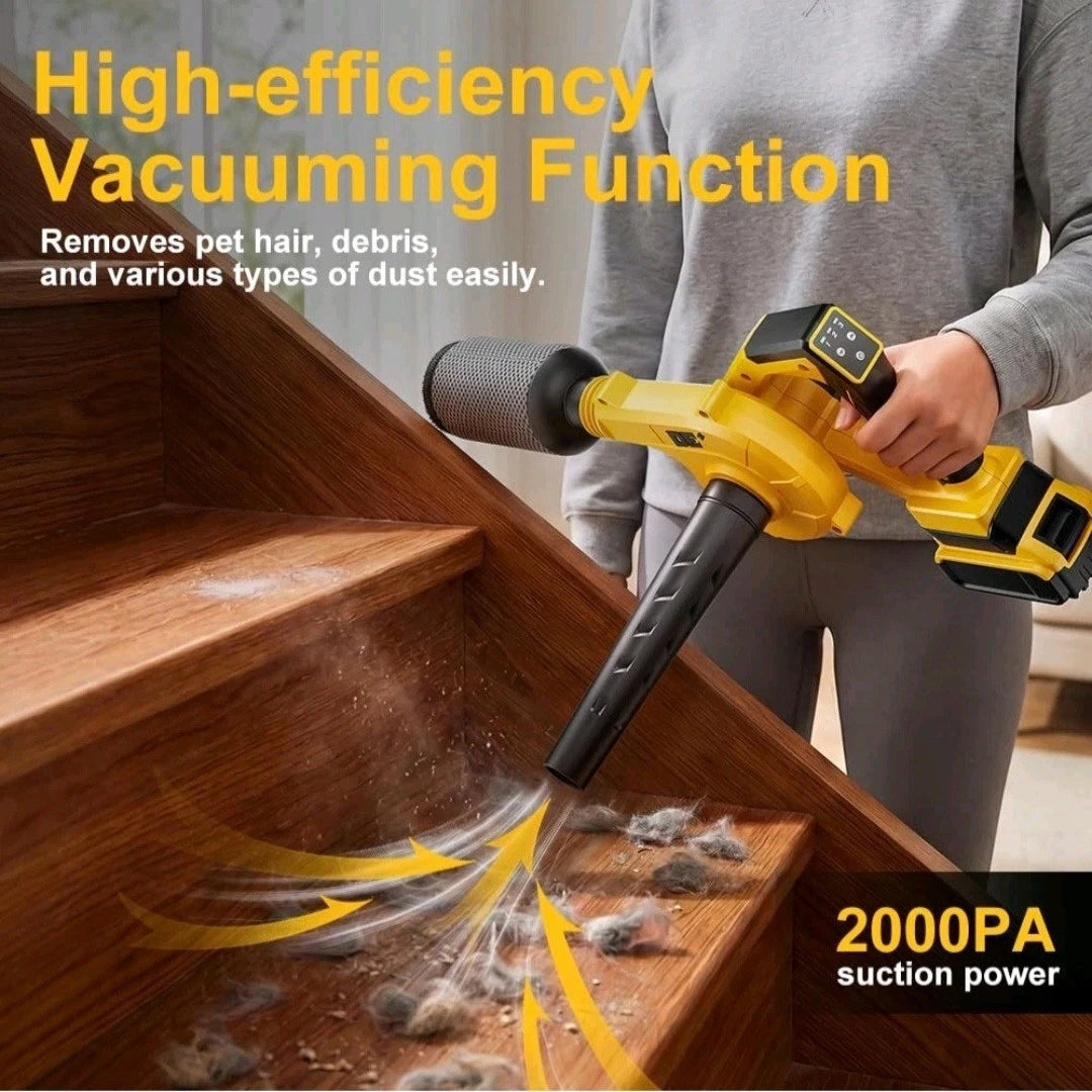Electric Leaf Blower Cordless for Dewalt 20V Battery, 4 in 1 Blower, 3 Speed NEW