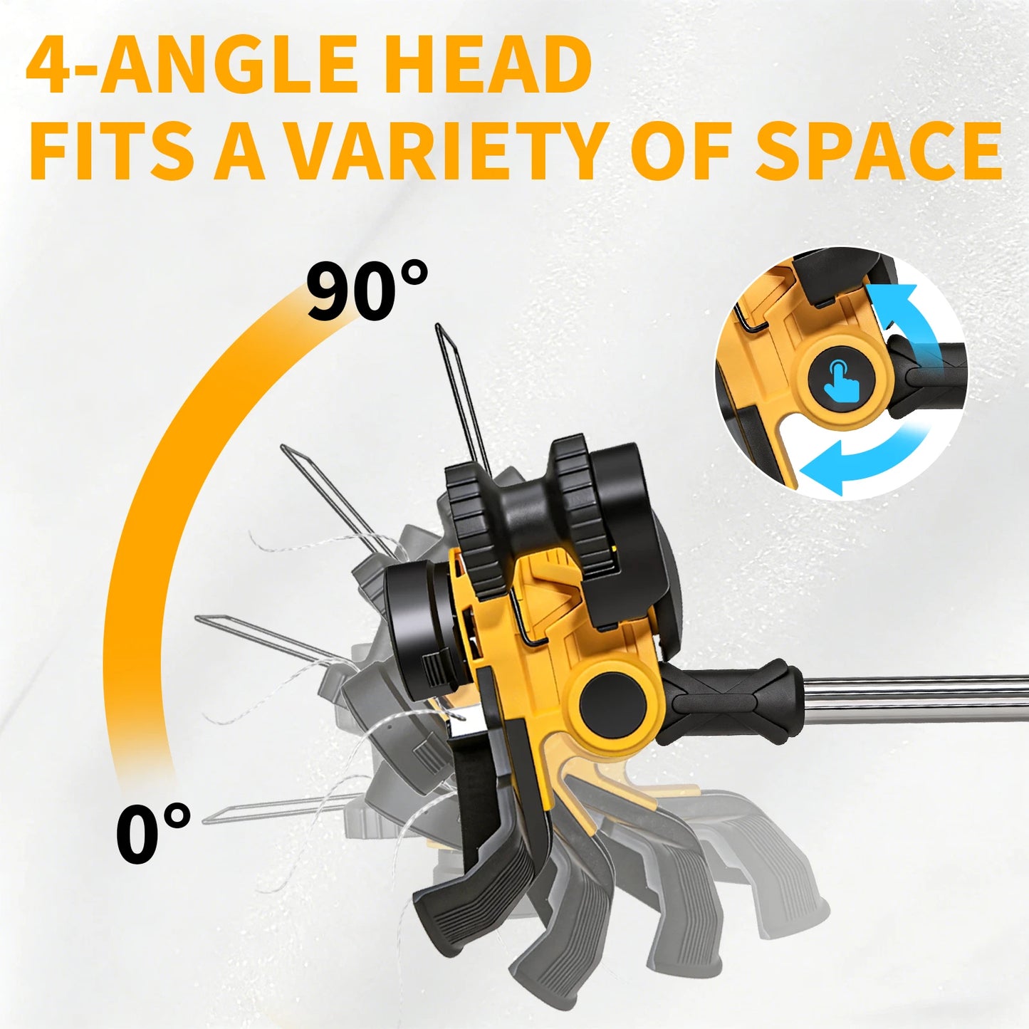 For DEWALT 20V Battery 12in. Cordless String Trimmer&Edger Brushless Weed Wacker