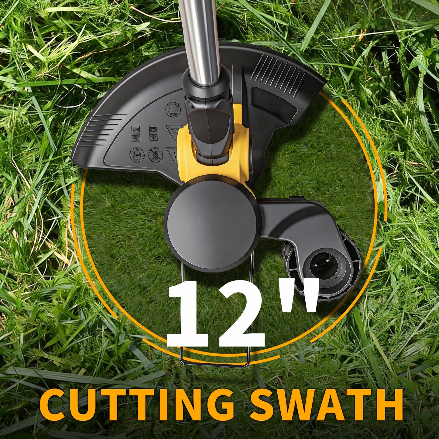For DEWALT 20V Battery 12in. Cordless String Trimmer&Edger Brushless Weed Wacker