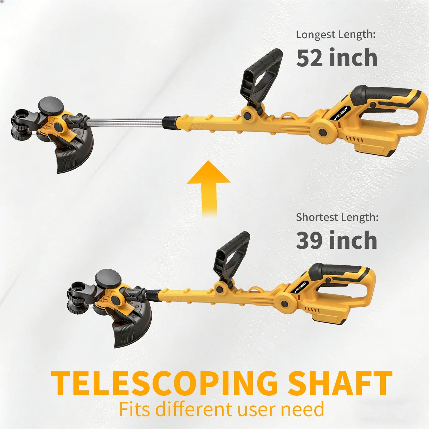 For DEWALT 20V Battery 12in. Cordless String Trimmer&Edger Brushless Weed Wacker