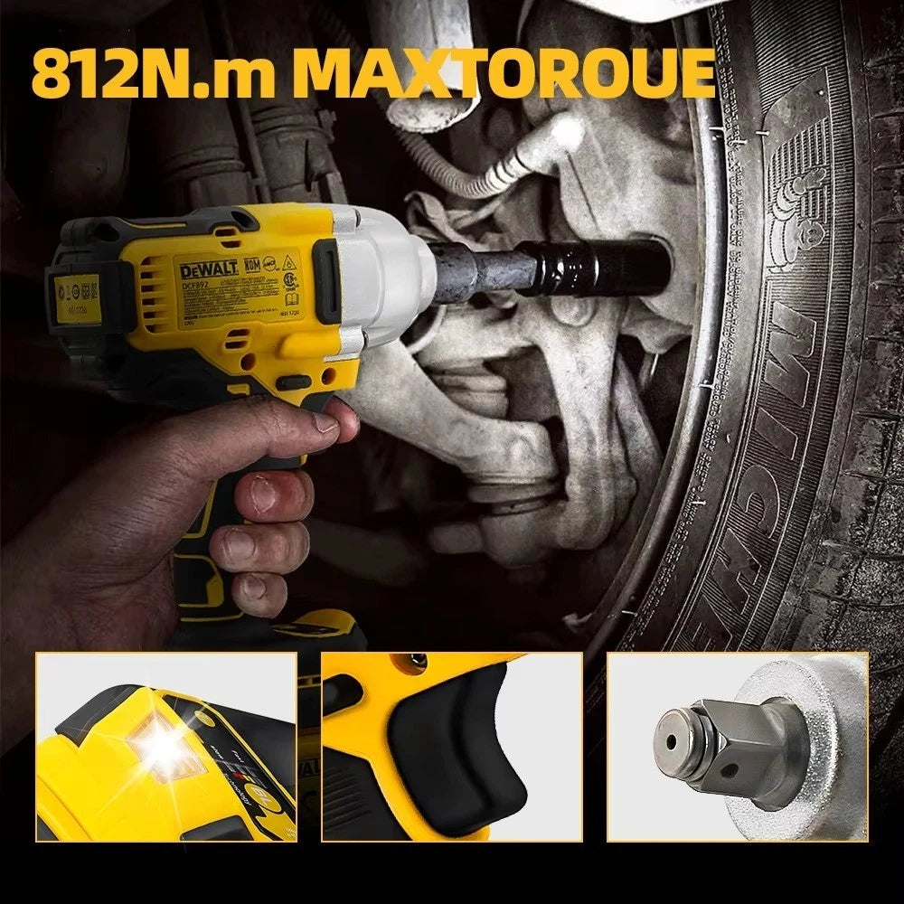 DCF892 20V Brushless 812Nm Impact Wrench 3-Speed Cordless Tool Only