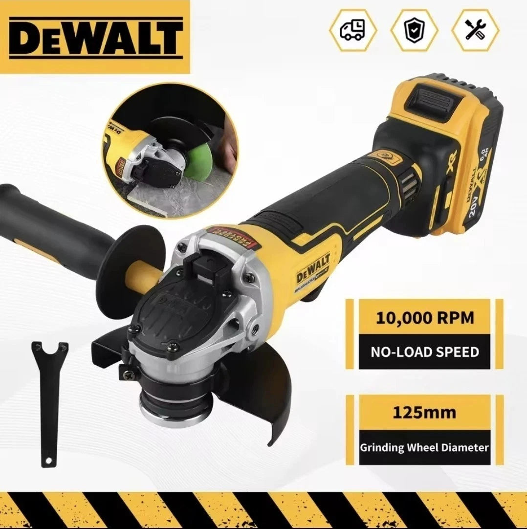 Dewalt DCG406 125MM 9000RPM Brushless Angle Grinder Cordless Cutting Machine